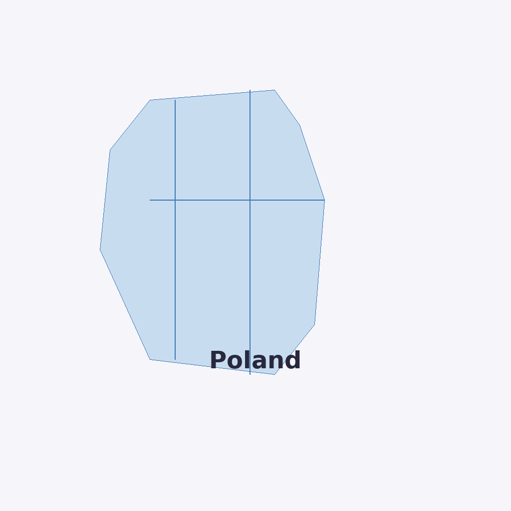 Map of Poland